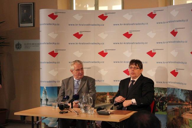 Prezident Miloš Zeman se chystá na dvoudenní návštěvu Královéhradeckého kraje