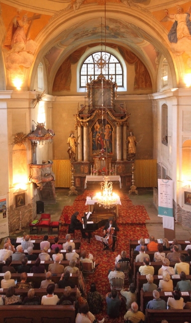 Jiří Bárta a Jan Čech zcela naplnili martínkovický kostel