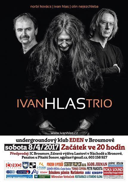 Ivan Hlas, Jaroslav "Olin" Nejezchleba, Norbi Kovács. Příští sobotu v klubu Eden!