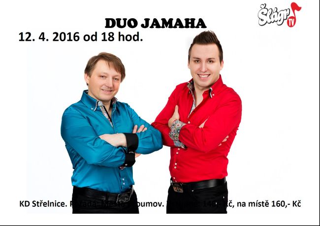 Hvězdy televizního kanálu TV Šlágr Duo Jamaha vystoupí v Broumově