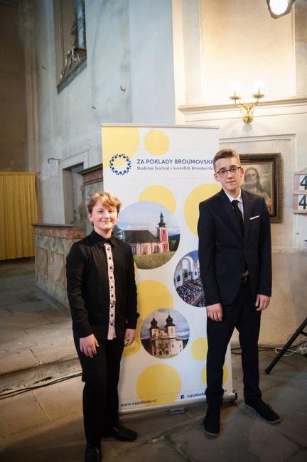 Laureáti Mezinárodní soutěže Broumovská klávesa zahráli v rámci festivalu Za poklady Broumovska v Martínkovicích