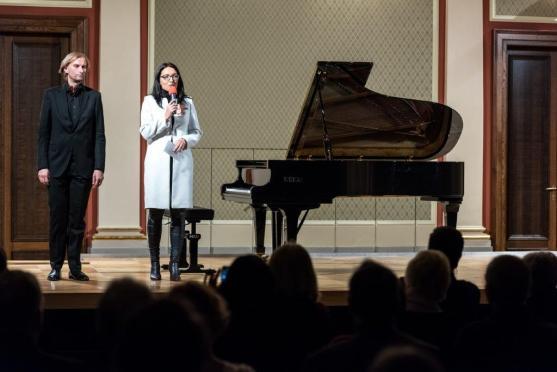 Laureáti Broumovské klávesy vystoupili v Sukově síni pražského Rudolfina