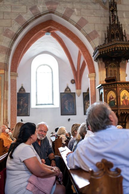 Koncert skončil dlouhotrvajícím potleskem vstoje
