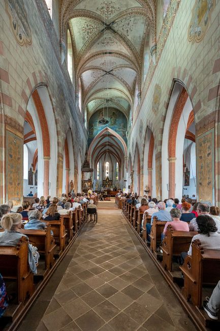 Koncert skončil dlouhotrvajícím potleskem vstoje