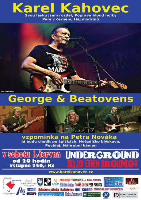 V Edenu vystoupí Karel Kahovec se skupinou George & Beathovens