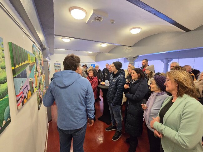 Barevný svět Josefa Rýdla rozzářil Galerii Kerim v Meziměstí