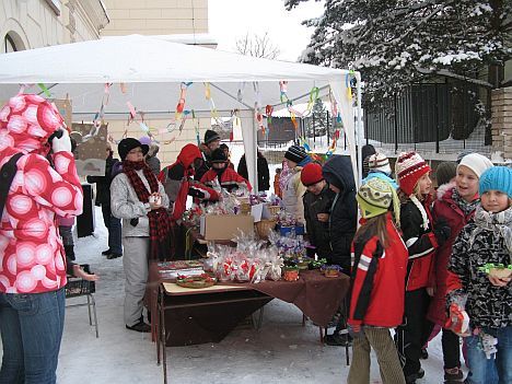 Děti na Vánočním ladění v Broumově