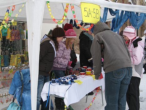 Děti na Vánočním ladění v Broumově