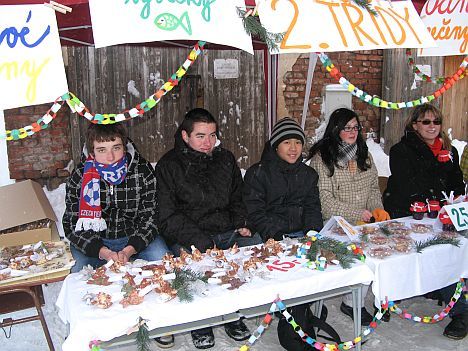 Děti na Vánočním ladění v Broumově