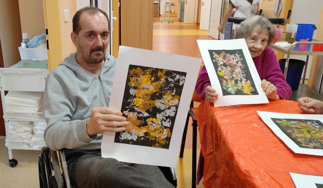 Arteterapie v Nemocnici Broumov: Společné tvoření a radost z umění