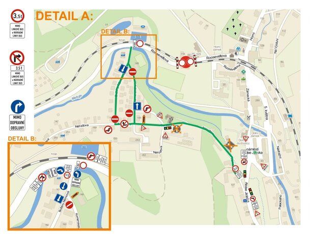 Oprava přejezdu v Teplicích nad Metují přinese řidičům velkou objížďku