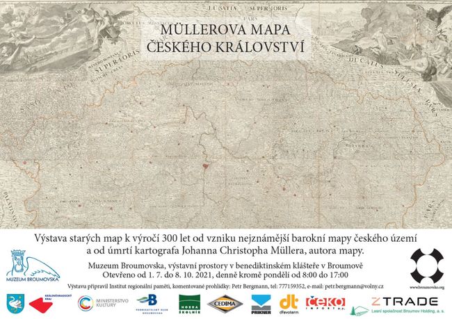 Začne výstava starých map k výročí 300 let od vzniku nejznámější barokní mapy českého území