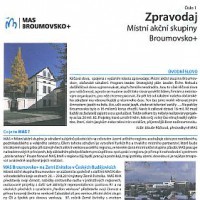 Vyšel zpravodaj Místní akční skupiny Broumovsko+