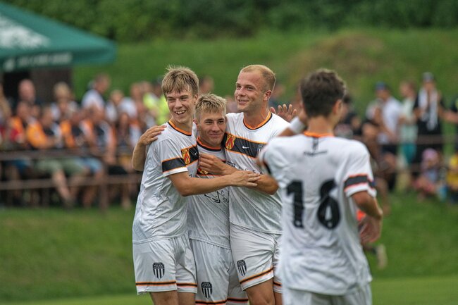 Spartak doma přivítal divizi pěti brankami