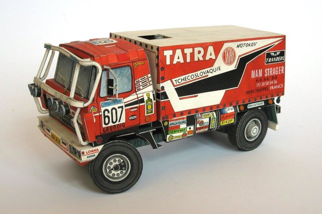 Výstava představí modely kamionů, které absolvovaly legendární Rallye Paříž-Dakar