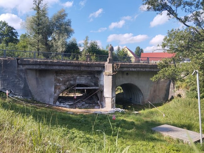 Průzkum: Most v Hejtmánkovicích je ve špatném stavu