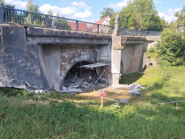 Průzkum: Most v Hejtmánkovicích je ve špatném stavu