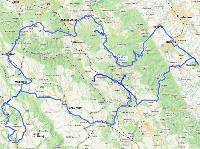 Křížem krážem CZ/PL (Mototrasy Broumov) - 2. díl