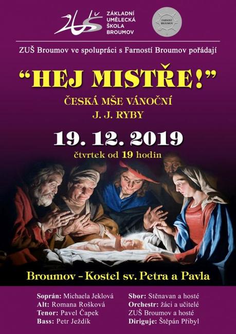 Hudební nadšenci si mohou zahrát Rybovu Českou mši vánoční