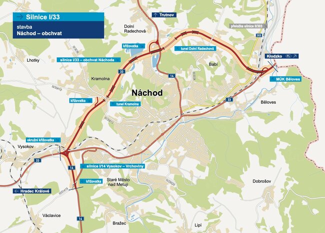 Obchvat Náchoda má zelenou