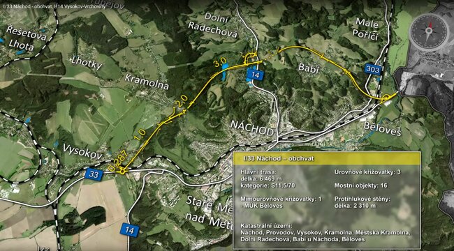 Začala stavba obchvatu Náchoda