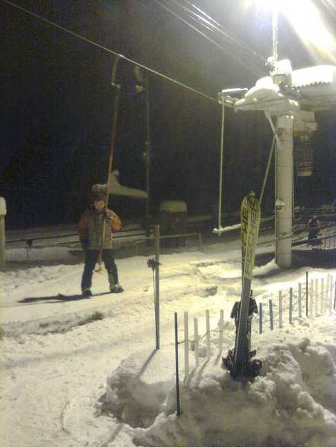 Na Broumovsku se stále lyžuje