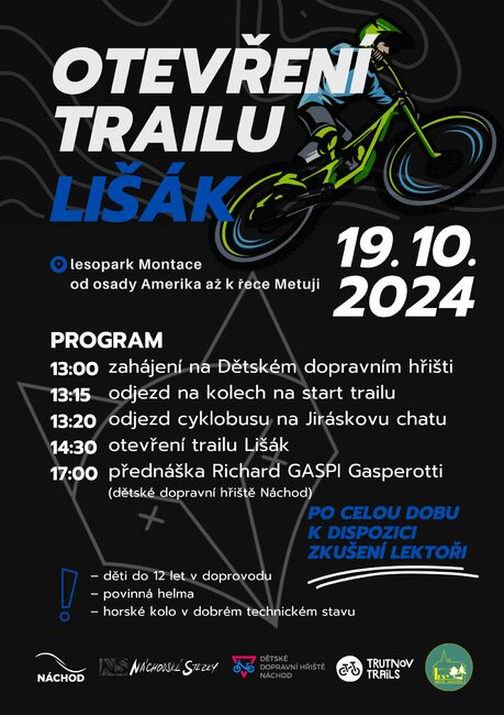V náchodské Montaci se otevírá nový biketrail Lišák