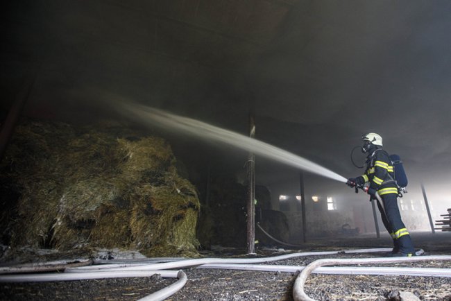 Velký požár v České Metuji