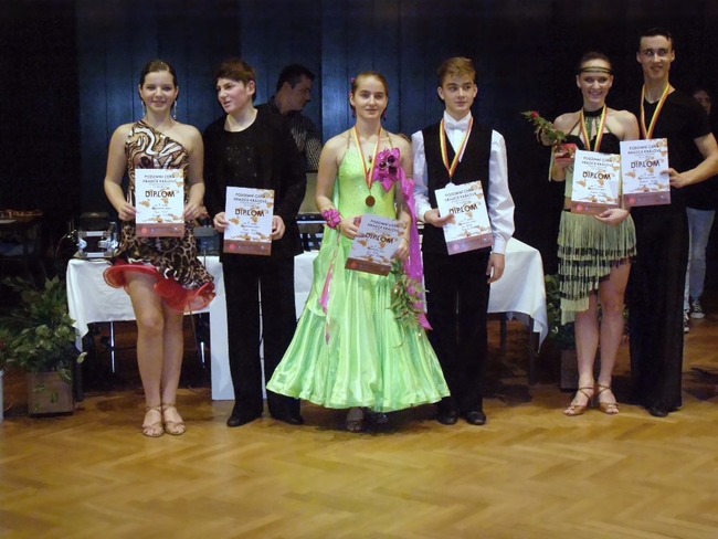 Taneční klub Broumov přivezl z Hradce Králové šest medailových umístění 