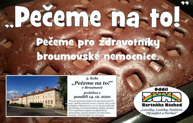 Pečeme pro zdravotníky broumovské nemocnice potřetí 