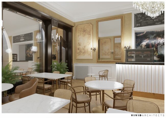 Kavárna Herzog: Restaurátorské práce pokračují