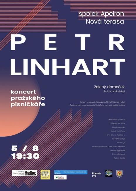 Polický spolek Apeiron pořádá koncert Petra Linharta. Ten zpívá i o Kristýně Ringlové ze Suchého Dolu a o zjeveních