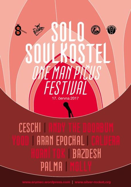 Ceschi, Andy The Doorbum, Aran Epochal, Calvera, Molly, Bazdesh, Palma, Horní tok, Yood vystoupí v soubotu v Soulkostele u Vernéřovické studánky