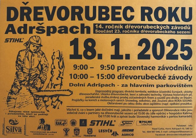 O titul Dřevorubce roku bude poprvé závodit žena