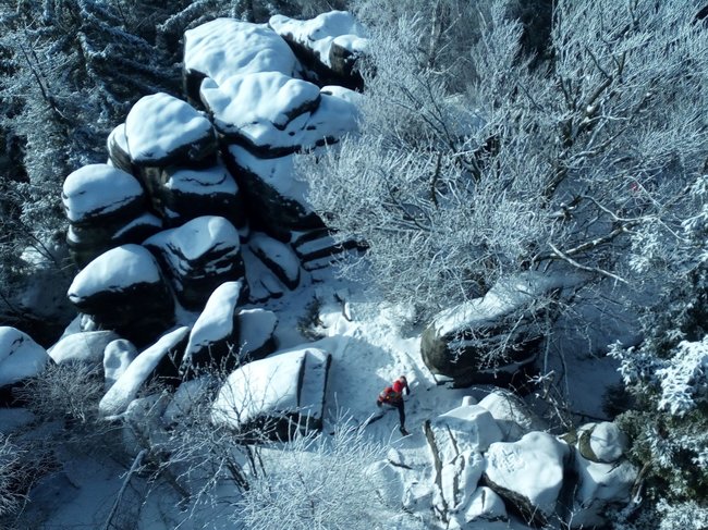 Zasněžené vyhlášení na Bišíku