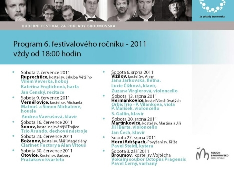 Přípravy na festival Za poklady Broumovska jsou v plném proudu