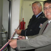 Slavnostní otevření vstupní recepce v budově Obvodního oddělení policie v Broumově