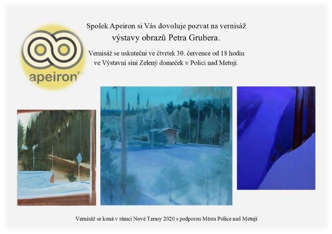 V Zeleném domečku bude vystavovat Petr Gruber