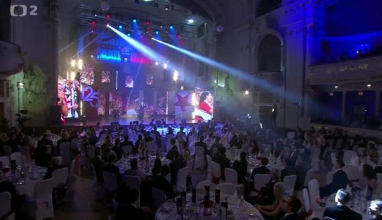 Na Galavečeru fotbalové Slavie Praha zpíval Petr Ptáček