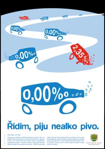 V rámci prevence při policejních kontrolách na Královéhradecku dostanou řidiči nealkoholické pivo