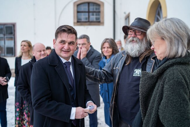 Obrazem: Prezident na Broumovsku