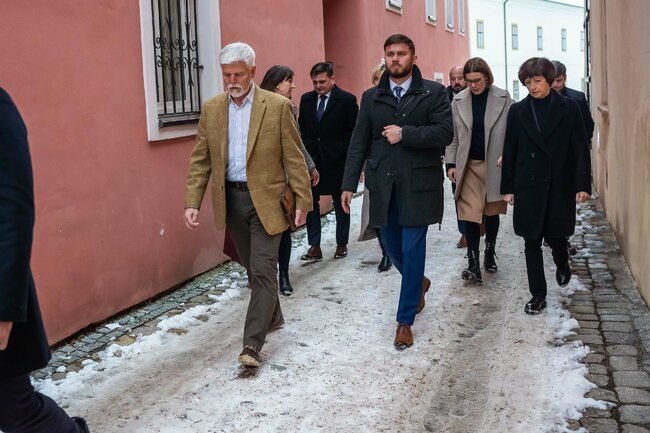 Obrazem: Prezident na Broumovsku