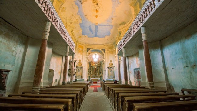 Skupina broumovských kostelů ve fotografiích