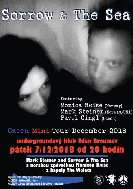 Jindřichův Hradec, Broumov, Praha. Tři koncerty Marka Steinera při jeho Czech Mini-Tour December 2018