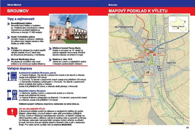 Nová brožura nabízí tipy na výlety po Královéhradeckém kraji veřejnou dopravou
