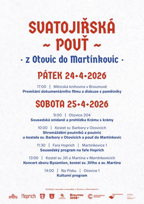 Svatojiřská pouť/Järchafest vyrazí už popáté z Otovic do Martínkovic