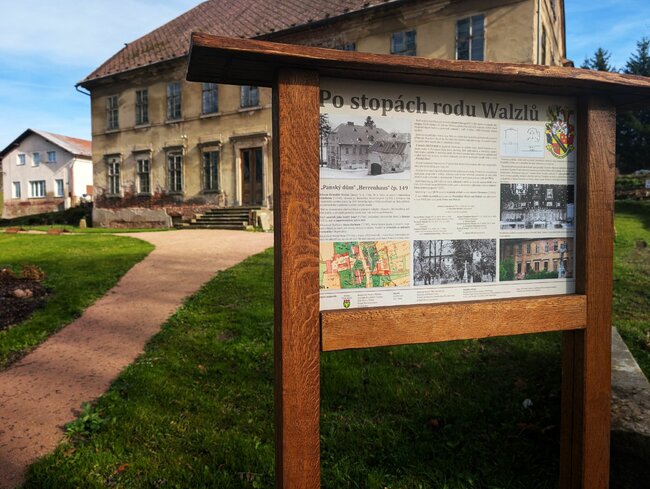 Vižňovem vede nová naučná stezka věnovaná rodu Walzelů