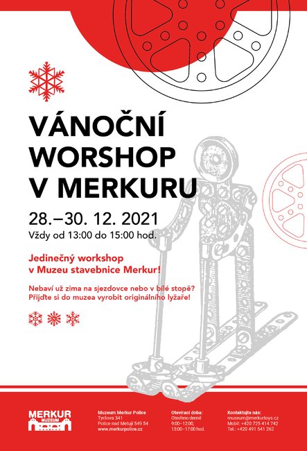 Vánoční workshop v Muzeu stavebnice Merkur