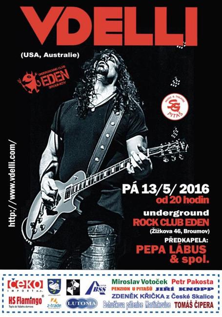 Australská rocková kapela Vdelli odehraje v České republice jediný koncert. V undergroundovém klubu Eden v Broumově