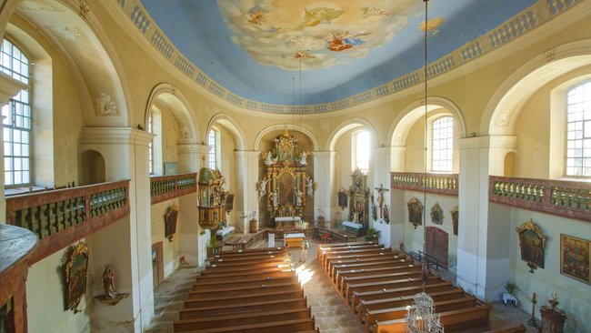 Skupina broumovských kostelů ve fotografiích